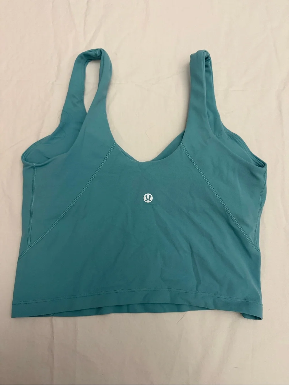 lululemon athletica Teal Seamless Support Sports Bra